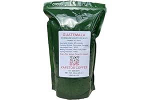 KAFETOS COFFEE CO GUATEMALA Green Raw Unroasted Coffee Beans Specialty Grade, Farm to Table, 3 Lbs