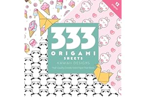 333 Origami Sheets Kawaii Designs: High-Quality Double-Sided Paper Pack Book