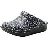 Alegria Women's Seville Indigo Ivy Comfort Leather Clog 7-7.5 M US