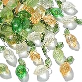 KitBeads 50pcs 5 Colors Glass Lemon 3D Handmade Fruit Charms Transparent Food Summer Lemon Charms for Jewelry Making Bulk