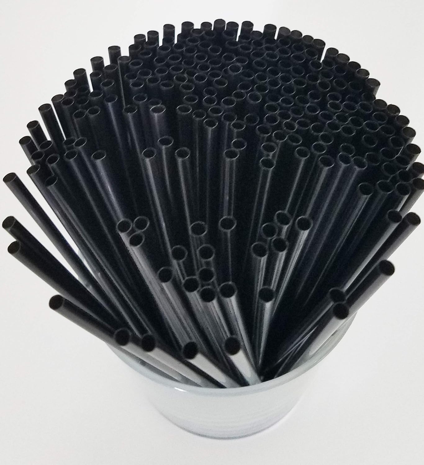 MRMX Brand 1,000ct Black Plastic Sipping Stir Straws for