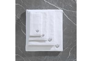 Pure Parima Superior Egyptian Cotton Towels, Towels for Bathroom, Luxury Plush Bathroom Essentials, Ultra Thick, Spa, Shower, Guest Bath, Apartment, Home (Bath Sheet)