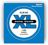 D'Addario XLB105 .105 Long Scale Nickel Wound Bass String