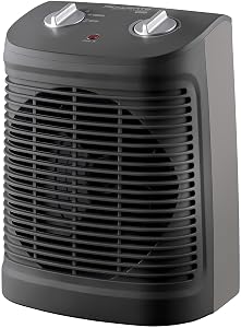 Rowenta Comfort Compact SO2320F2 Calefactor 2000 W, función Silence, 2 velocidades, fácil de transportar