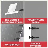 GADLANE Caravan Front Cover with LED Lights Reflective Strips Grey view 3