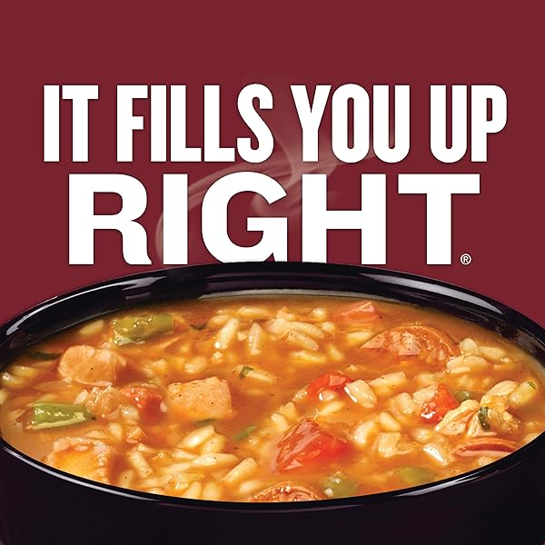 CAMPBELL’S CHUNKY SOUP, JAZZY JAMBALAYA WITH CHICKEN, SAUSAGE & HAM SOUP, 18.6 OUNCE CAN