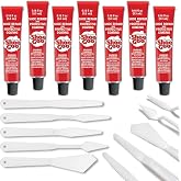 Shoe Goo Repair Adhesive for Fixing Worn Shoes or Boots, Clear, 7X 0.18-Ounce Tubes, Pixiss Spreader Tools Set