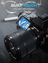 Sabrent V60 SD Card 128GB UHS-II SDXC U3 270MB/s 8K UHD Photo Video view 3