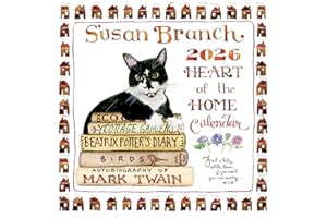 TF Publishing 2026 Susan Branch Wall Calendar - Large Grids for Appointments and Scheduling - Vertical Monthly Wall Calendar 2026 with Premium Matte Paper for Home and Office Organization - 12x12in
