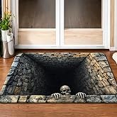 3D Halloween Rugs, 3D Rugs Optical Illusion Halloween (31 × 47 in) | Halloween 3d Rugs, Optical Illusion, Halloween Rugs Indoor, Decorative Floor Mat