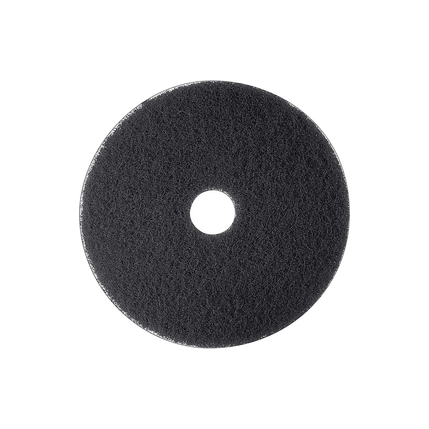 3M Black Stripper Pad 7200, 20 in, 5/Case