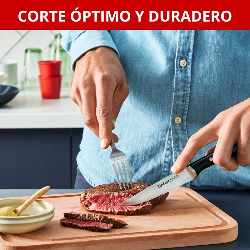 Ice Force - Set de 4 Cuchillos de carne, Acero inoxidable