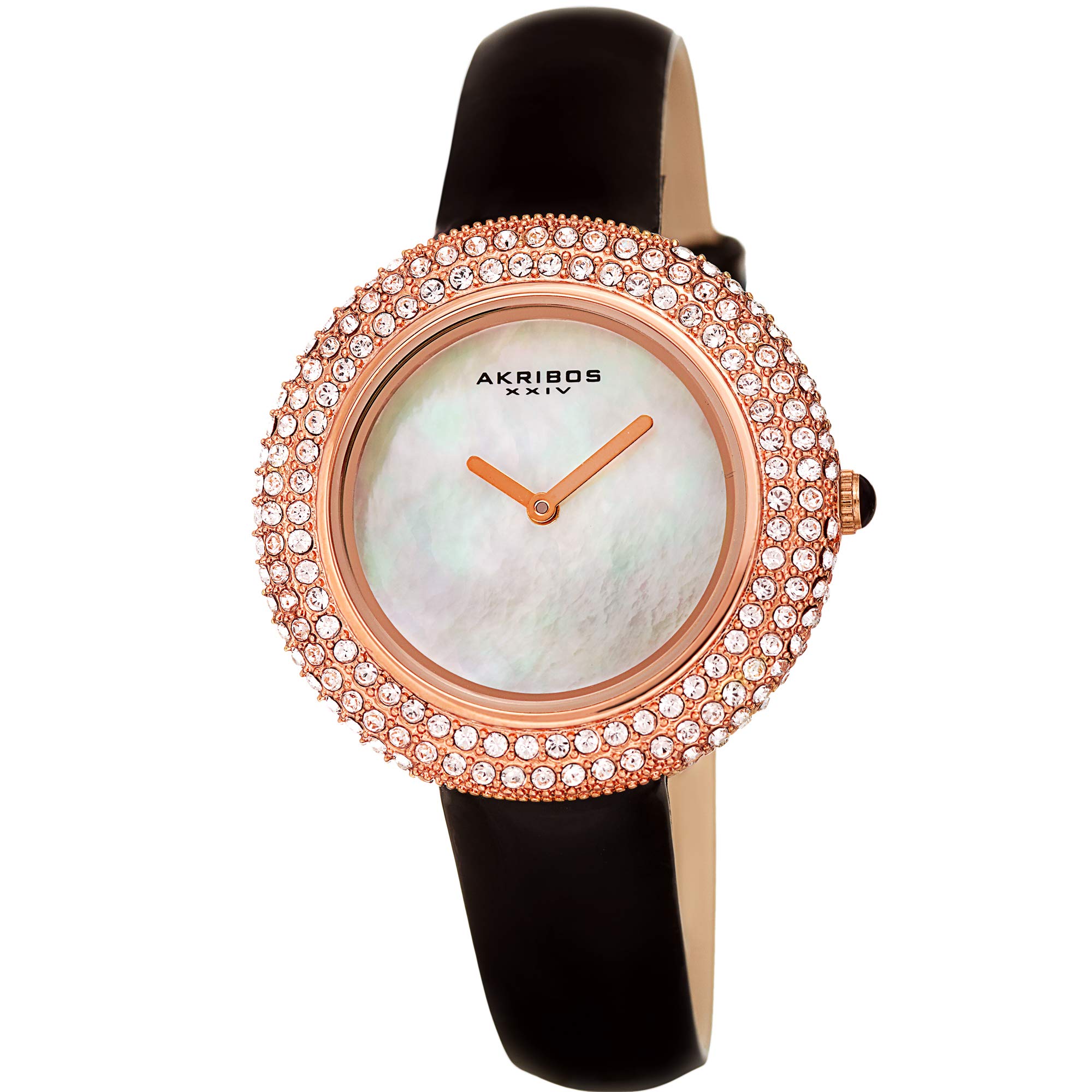 Akribos white leather rose gold watch- never worn! The Original Watch: Rose Gold Case / White Dial / Milk White  main image 2