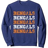 Vintage, Retro, Novelty, Bengals Sweatshirt