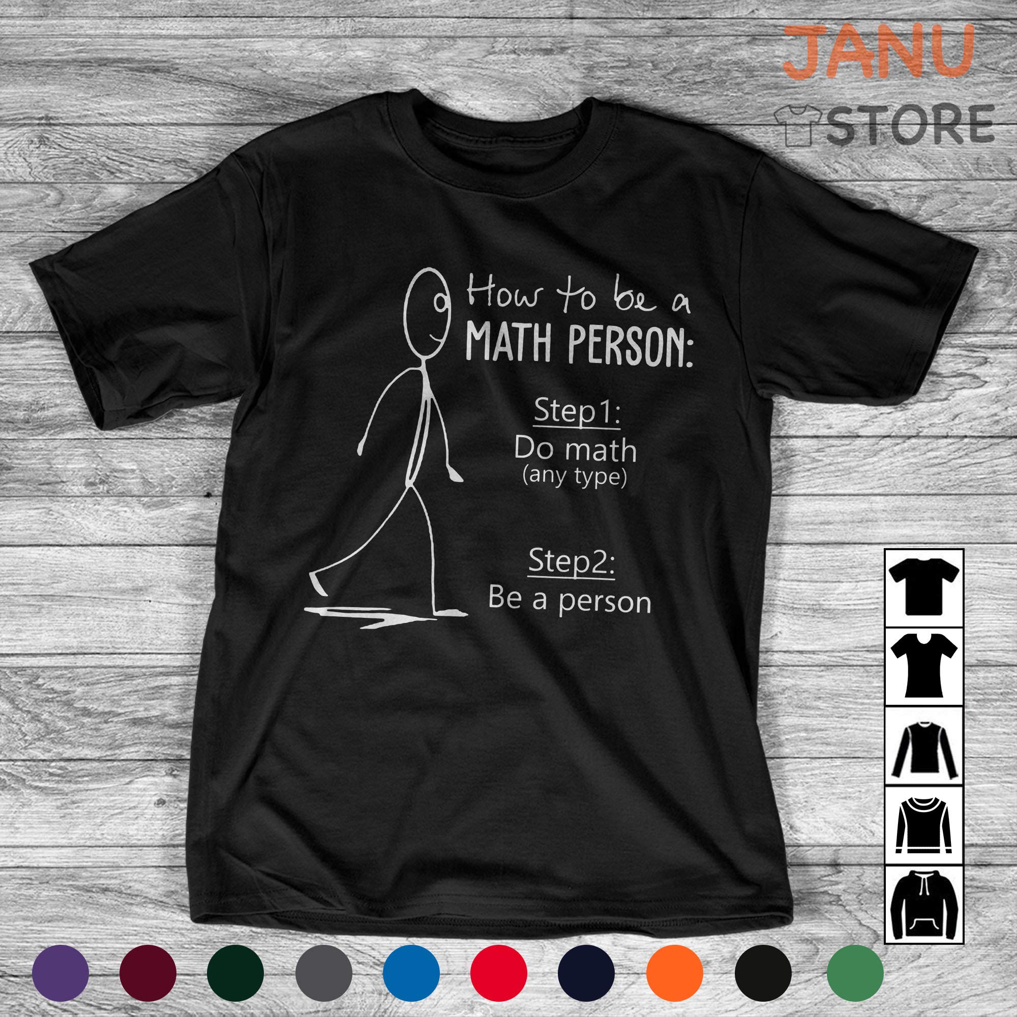 Math Tea How To Be A Math Person For T Shirt