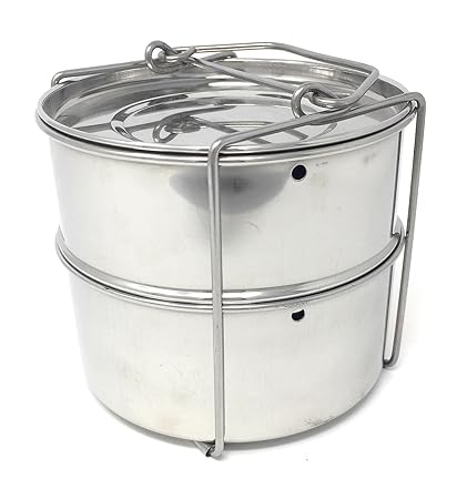 PREMIUM Cooker Separator Set Suitable for 3Litres,Outer Lid Cooker - Stainless Steel