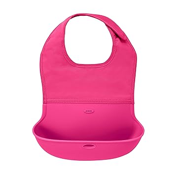 oxo tot waterproof silicone roll up bib