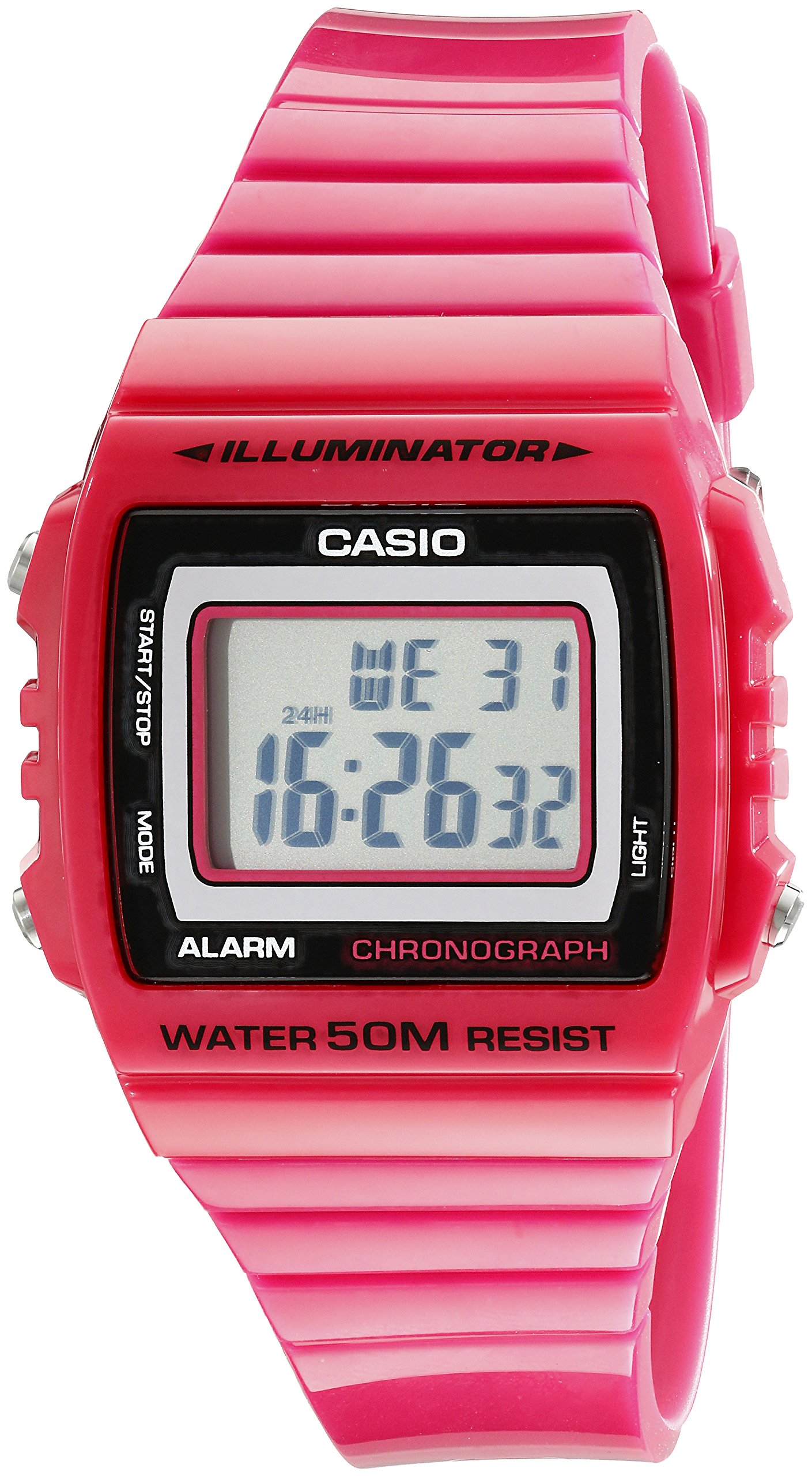 Casio Unisex W215H-4A Classic Digital Stop Watch
