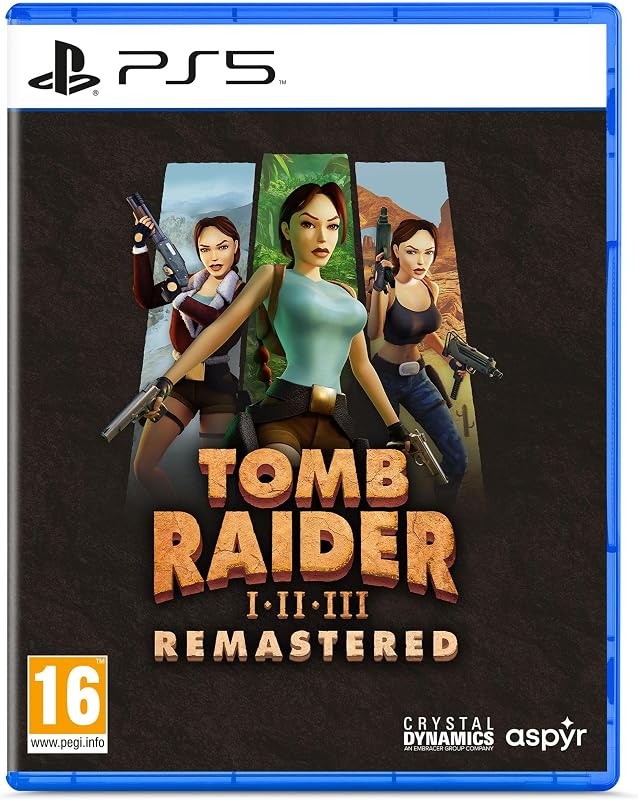 Tomb raider 1-3 remasterizado, estrelado por lara croft - ps5
