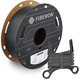 Polymaker Fiberon PET-CF17 Carbon Fiber PET Filament 1.75mm, Black, 0.5kg | For rigid tooling and heat-exposed parts; high stiffness, reduced moisture sensitivity, no heated chamber required