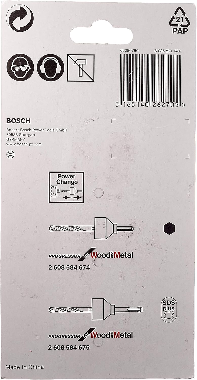 Bosch Professional 6 piece Transition Adapter Set (2 Adapters diameter 14-30 mm, 4 Adapters diameter 32-210 mm, Accessory Hole Saw) - Image 5