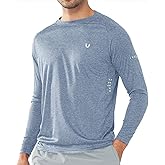 NORTHYARD Men's Sun Protection Shirts UPF 50+ Long Sleeve Swim Rash Guard Shirt Running Workout Athletic Hiking UV Fishing