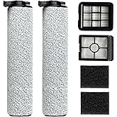 Rebirthcare Ersatz-Filter-Set Für Bissell Crosswave HF3 3649a – 2 Bürstenrollen, 2 HEPA-Filter, 2 Schwämme, 1 Bürste