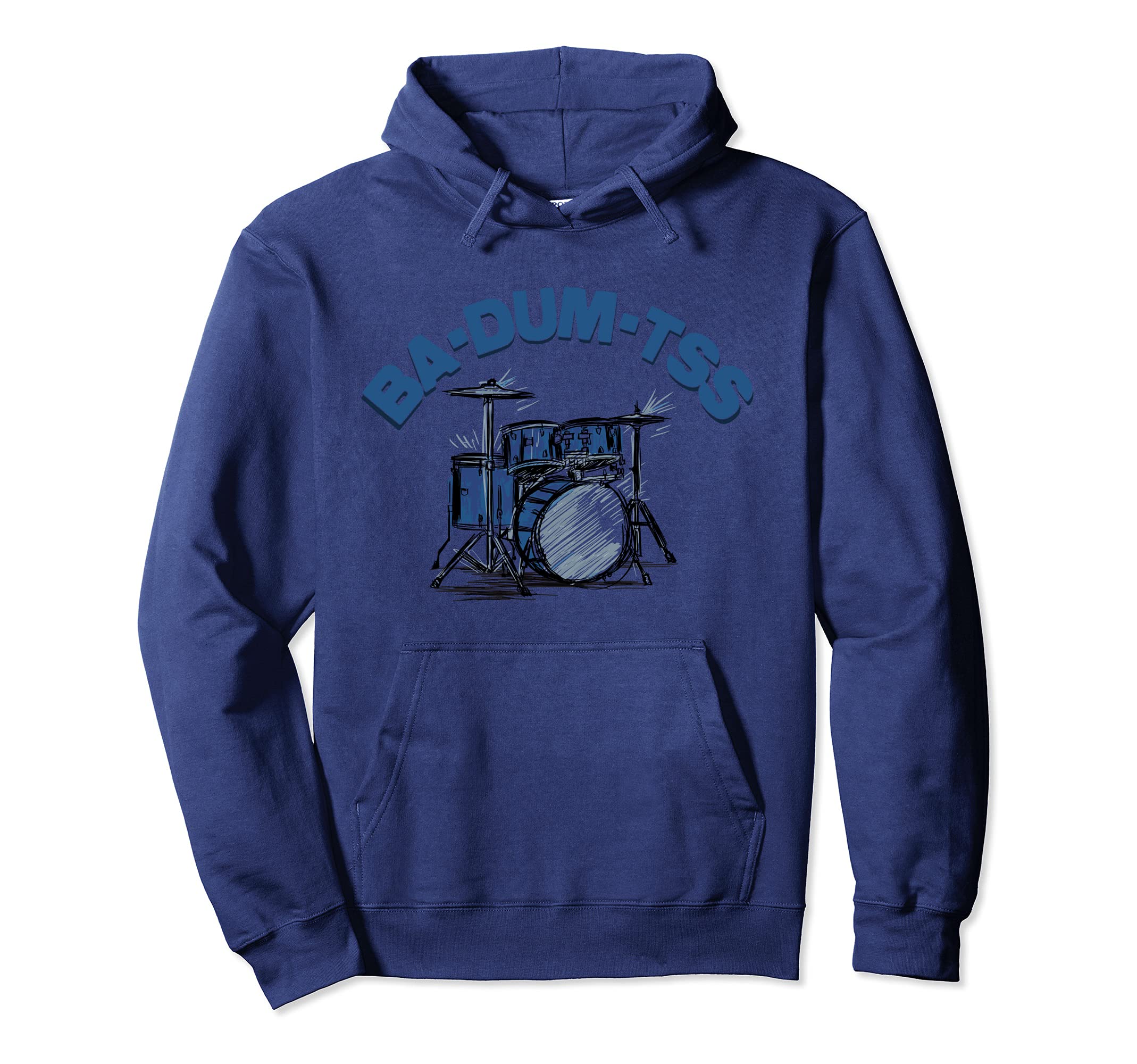 Drum Kit Drummer Percussion Music Player Pullover Hoodie