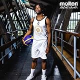 Molten GR Premium Rubber Basketball Size 7 Purple Yellow Indoor Outdoor view 4