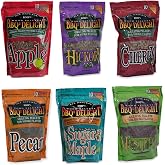 BBQr's Delight Wood Smoking Pellets - Super Smoker Variety Value Pack - 1 Lb. Bag - Apple, Hickory, Mesquite, Cherry, Pecan and Sugar Maple