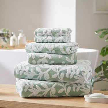 Serviette Bain Coton Serviette De Toilette Dyckhoff Motif Maritime - 50x100 Cm, 100% Coton - Qualité épaisse, Lavable 60°C Serviette De Toilette Maritime