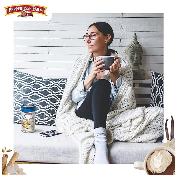 PEPPERIDGE FARM PIROUETTE COOKIES, FRENCH VANILLA FLAVORED CRÈME FILLED WAFERS, 13.5 OZ TIN