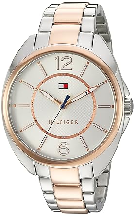 Tommy Hilfiger Womens Quartz Stainless Steel Watch, Color:Two Tone (Model: 1781696)