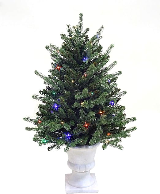 Amazon Com Martha Stewart Tabletop Pre Lit Artificial Christmas