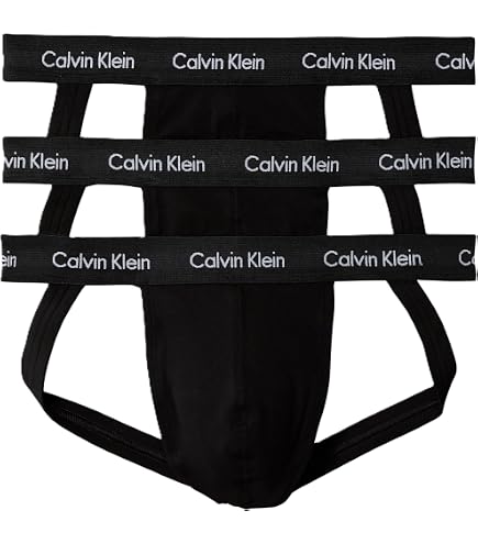 Calvin Klein Intense Power Micro 3-Pack Jock Strap, Black