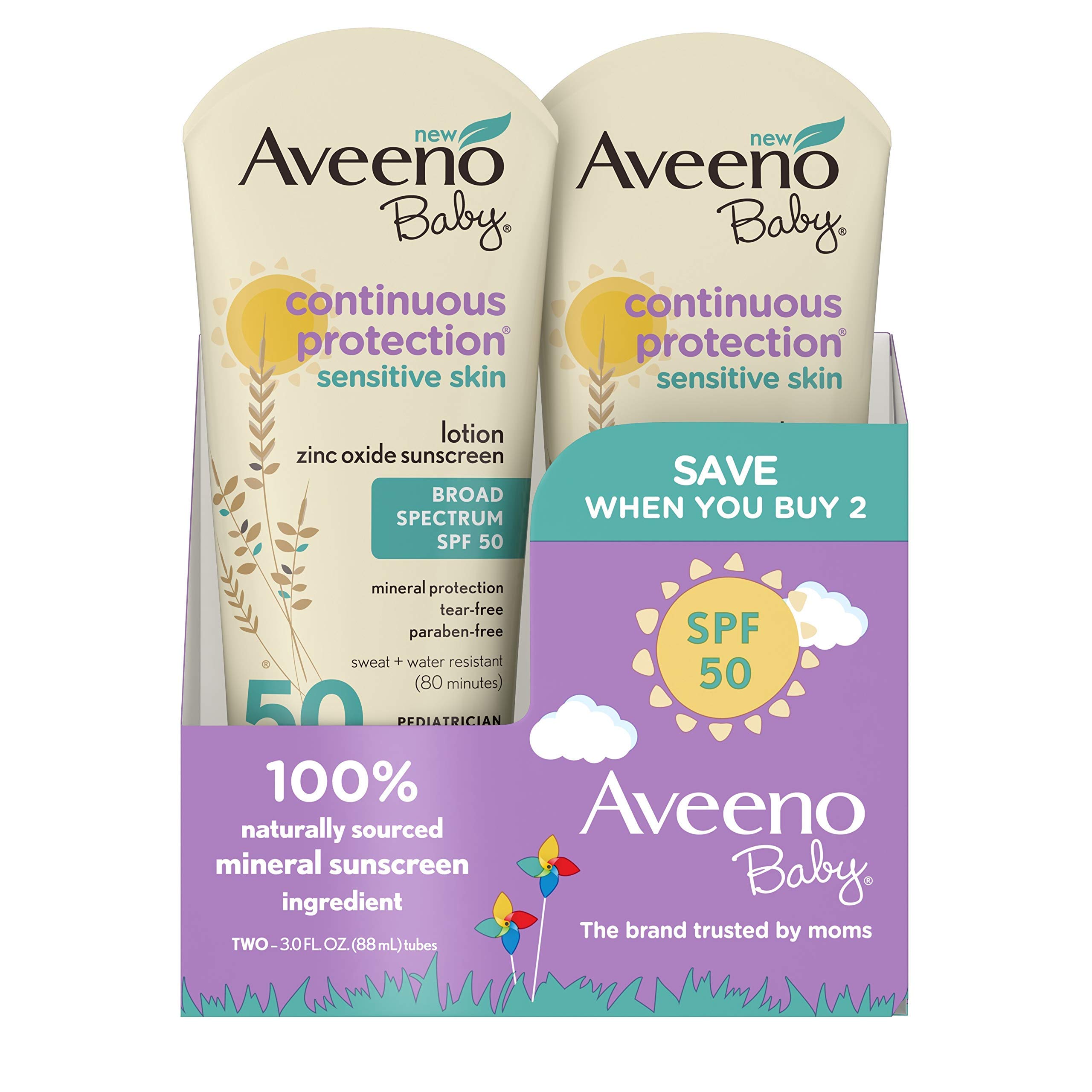 aveeno continuous protection