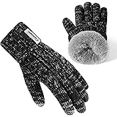 Copcape Winter Gloves for Women Cold Weather, Womens Gloves Thermal Fleece Lined, Christmas Gifts for Women Stocking Stuffers