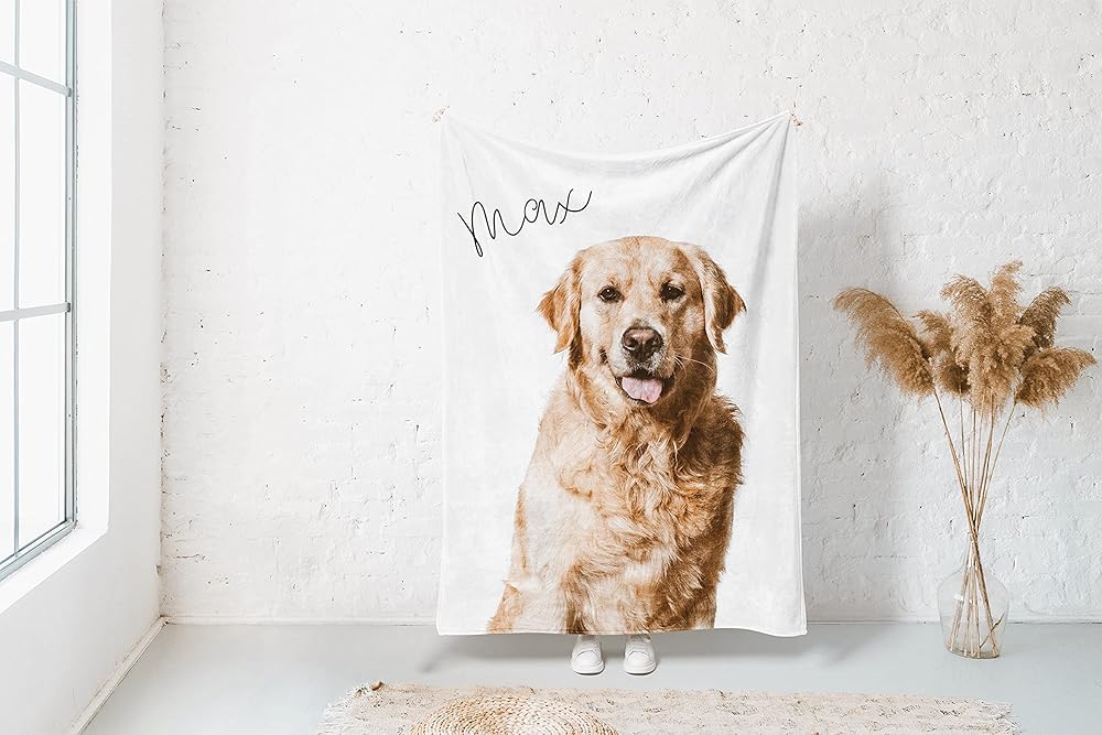 Custom Pet Photo Blanket Pet Blanket Dog Photo Blanket Dog