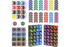 FIGURESLAB 110PCS MTG Tokens & 12mm Life Counter Dice Set for Magic The Gathering with Box, Bulk Ability MTG Tokens D20 Loyalty 6 Sided Dice, Compatible with TCG CCG Magic Card Gaming Accessories