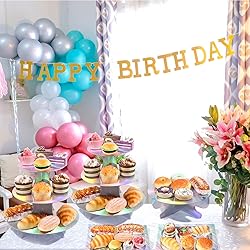 7 Pieces Cake Stand Set 3-Tier Cardboard Cupcake