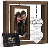 20th Anniversary Picture Frame Gifts for Wife Husband Couple Him Her Men Women Parents, 20 Year Anniversary Wedding Gifts, Twenty Year Twentieth Anniversary Personalized Gift