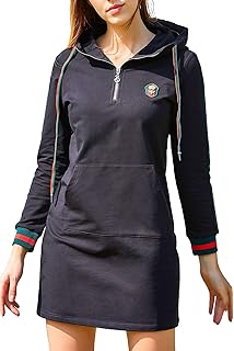 hoodie dress with zipper