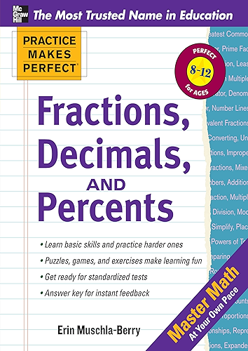 Download Practice Makes Perfect Fractions, Decimals, and Percents (Practice Makes Perfect Series) (English Edition) PDF