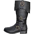 Caribbean Pirate Boots Adventure Footwear Halloween Costume Renaissance Medieval Cosplay