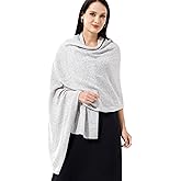 RYYOYY Luxury 100% Cashmere Wrap Soft Scarf Stole Knitted Shawl for Women Wayfarer Travel Extra Large 87"x28"