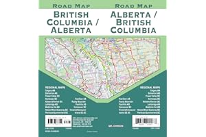 Alberta/British Columbia Road Map