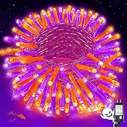 200 LED Halloween Lights Outdoor, 66ft Halloweem