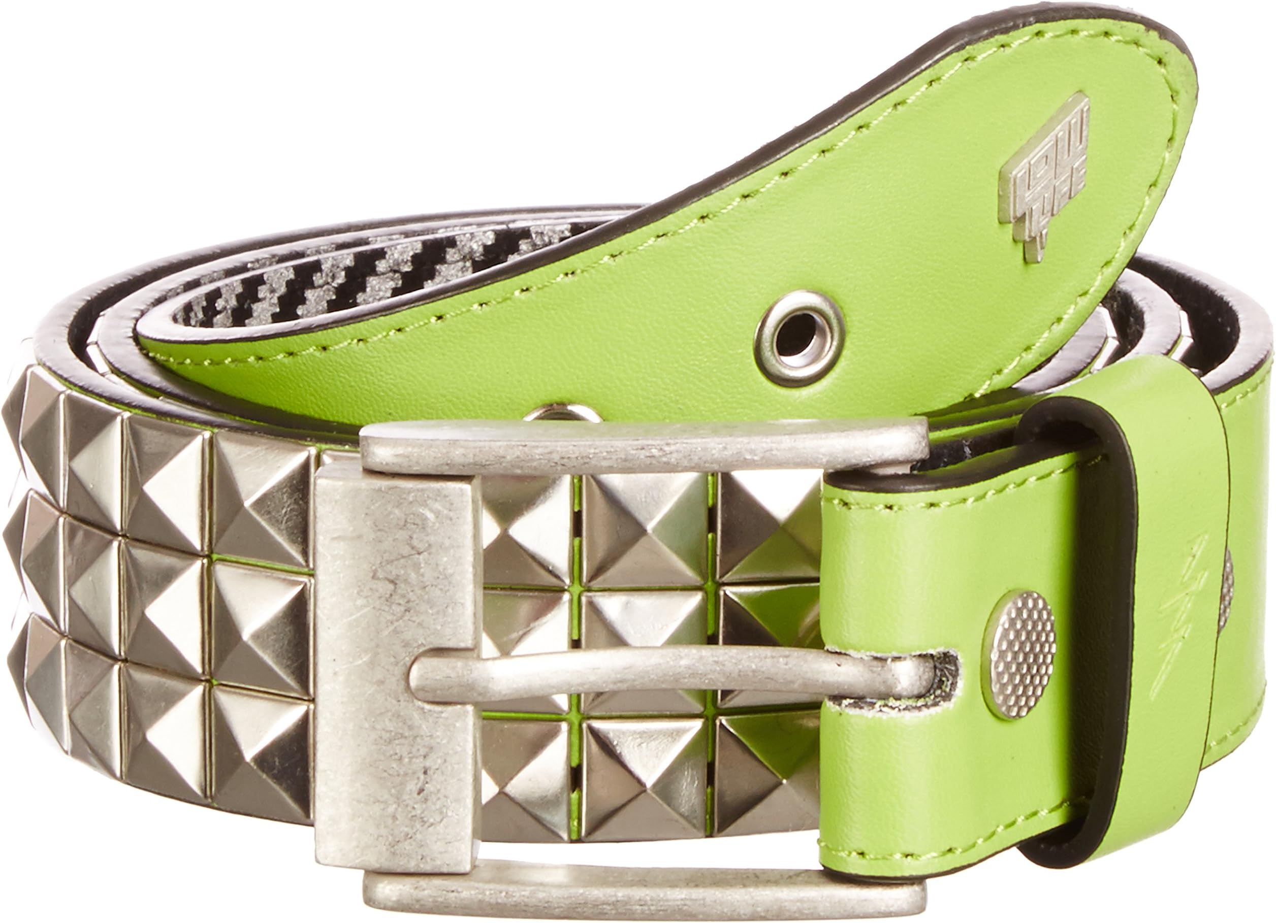 Triple S Studded Faux Leather Belt