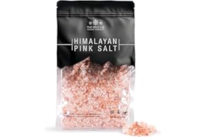 The Spice Lab Pink Himalayan Salt – Coarse Grain for Grinder, 2.2 lb / 1 Kilo – Gourmet Himalayan Salt Pure Crystal – Kosher & Natural Certified
