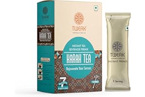 Tweak Instant Karak Tea Premix, 7 sachets, Premium Quality, Karak Irani Chai (Doodh Patti Chai)